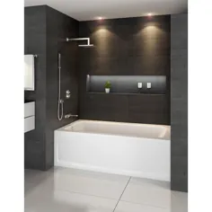 امضا® 60 "x 36" Alcove Soaking Acrylic حمام