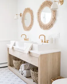 Ivory & Bone Interiors در اینستاگرام: "یک حمام بچه ها ... سرگرم کننده است ، اما حالا اجازه ندهیم خیلی گیر بیفتیم؟  .  .  .  .  .  # طراحی داخلی؟:wearefreebird ”