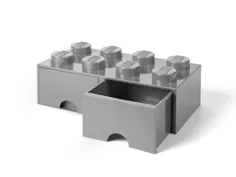 کشوی آجر ذخیره ای خاکستری سنگی LEGO® 8-Stud 5005720 |  متفرقه |  خرید آنلاین در فروشگاه رسمی LEGO® در ایالات متحده