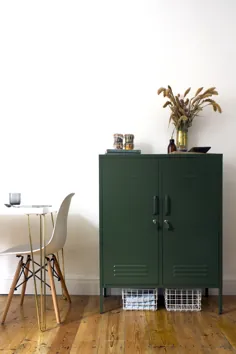خردل ساخته شده ذخیره سازی قفسه Midi در سبز زیتونی