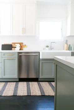 اصلاح + تعریف |  7 آشپزخانه زرق و برق دار سبز