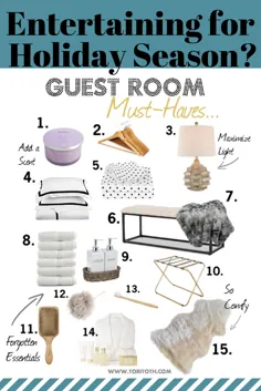 [خرید نگاه کنید] 15 روش برای تبدیل راحت اتاق مهمان خود به یک محل اقامتگاه دنج - Tori Toth