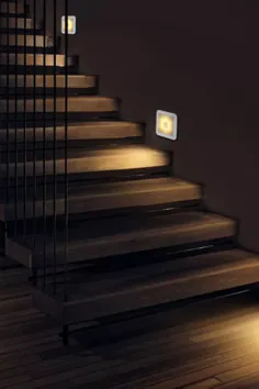 حرکت تشخیص نور لوکس پله DIY آسان نصب روشنایی لهجه داخلی برای مراحل