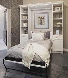 مدل های تخت خواب دیواری مورفی محبوب |  مفاهیم گنجه و ذخیره سازی