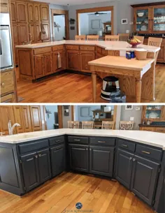 4 بهترین رنگ رنگ برای جزیره آشپزخانه یا کابینت های پایین تر - Kylie M Interiors