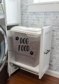 Dog Food Vinyl Decal برچسب ذخیره مواد غذایی حیوان خانگی حیوان خانگی برچسب آشپزخانه |  اتسی