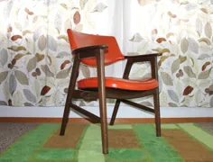 صندلی بازویی صندلی استراحتگاه Paoli Lounge Mid Century با |  اتسی