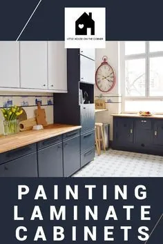 نحوه رنگ آمیزی کابینت های آشپزخانه لمینت + نکاتی برای ماندگاری عالی