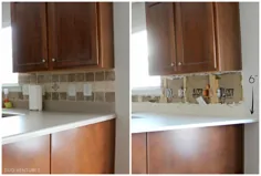 تغییر شکل آشپزخانه: نصب کاشی مترو Backsplash