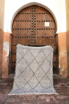 فرش مراکشی تخت بافی زانفی 6'9 4 4'9 |  اتسی
