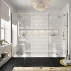 روند حمام - 22 بهترین ظاهر جدید برای حمام ، اتاق دوش و اتاقهای مجلل