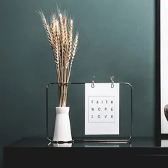 قاب کلیپ های عکس فلزی با لوازم جانبی میز گلدان سرامیکی |  اتسی