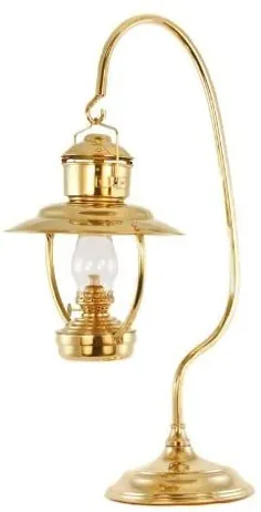 چراغ رومیزی رومیزی Lanterns Natern Trawler Oil with Stand - 23 "(Brass)