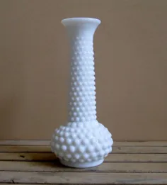 E.O.  گلدان شیشه ای شیر برودی هوبنیل |  اتسی