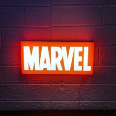 Marvel LED Light Sign Box USB LED Gaming Light Decor |  اتسی