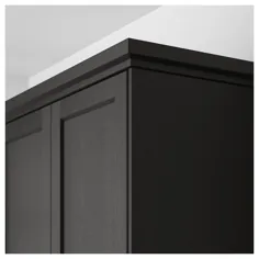 نوار دکور LERHYTTAN ، لبه کانتور ، رنگ آمیزی سیاه ، 87 اینچ (221 سانتی متر) - IKEA