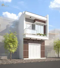 ساخت خانه 2 طبقه با 4 متر نما و نوت