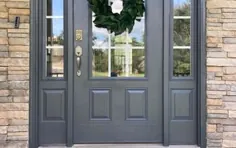 هسته توخالی در یک درب زیبا و جدید به روز شده است: DIY Slab Door Makeover