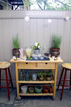 بهترین میله های بیرونی و پروژه های غذاخوری DIY برای فضاهای کوچک