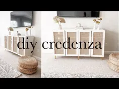 DIY Caned Credenza (Ikea Hack) - مگان بل