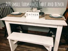 میز و نیمکت آسان خانه DIY!