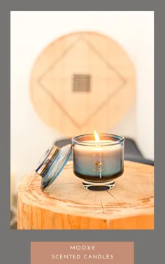 Hygge Candle توسط Mooxy |  شمع های معطر دست ساز |  آمازون آمریکا