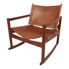 صندلی گهواره ای مدرن چرمی مدرن توسط میشل آرنولت