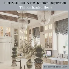 تور یک آشپزخانه خیره کننده آبی و سفید فرانسوی!