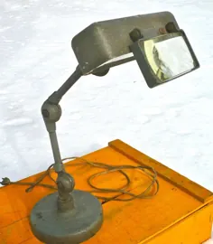 لامپ صنعتی آهن ذره بین مفصلی ماشین عصر پرنعمت |  اتسی
