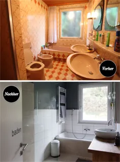 Vorher-Nachher: ​​Ein neues Badezimmer underer 5000 Euro