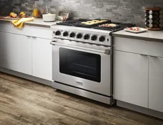 آشپزخانه Thor - THOR Kitchen-6.0 Cu. محدوده همرفت گاز مستقل با کشوی ذخیره سازی - پروپان مایع فولاد ضد زنگ / فولاد - فولاد ضد زنگ
