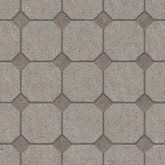 سنگ فرش بتن در فضای باز ساختار بلوک منظم بدون درز 05765