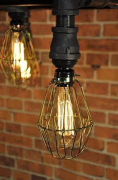 لامپ لامپ صنعتی مدرن با Vintage Edison |  اتسی