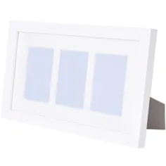 3 قاب کلاژ سفید تخت سفید 2 "x 3" ، به سادگی ملزومات TM توسط Studio Décor®