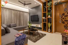 فضای داخلی آپارتمان در احمدآباد فضا را با عناصر نرم بالا می برد |  طراحی های De 'Uja - دفتر خاطرات معماران