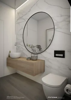 40 ایده اتاق پودر برای جاز دادن نیمه حمام خود