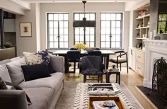 یک آپارتمان در منهتن زیبایی ساده سیاه ، سفید و خاکستری را اثبات می کند