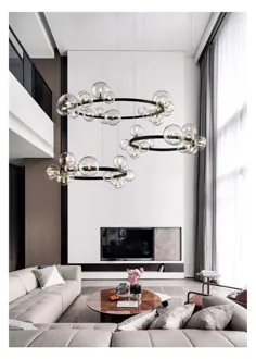 لامپ های لوستر حباب شیشه ای فلزی خلاق مدرن