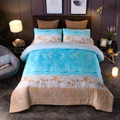 سرویس خواب راحتی Boho Bohemian Comforter ، مجموعه ملافه ملافه ملکه میکروفیبر نرم (Boho-Sand)