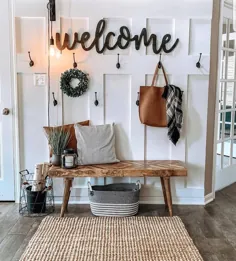 Farmhouse Stylebook auf Instagram: "Ich verehre diesen Eingang... das Willkommensschild - Tisch ideen