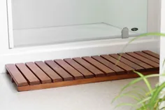 چگونه می توان خود ساخت DIY Wooden Bathmat - Eclectic Creative را ساخت
