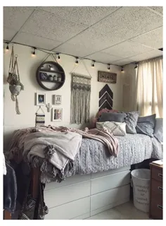 ایده های دنج اتاق خوابگاه خاکستری