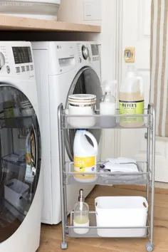 شش ایده برتر من برای ذخیره اتاق لباسشویی |  رانده شده توسط دکور