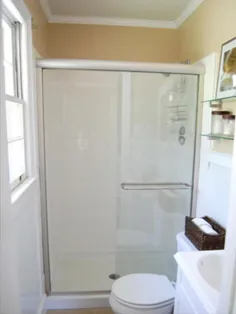 حمام تک نفره معاصر با قالب سفید
