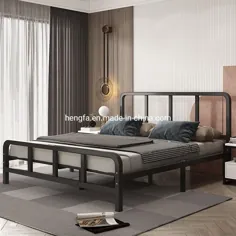 تخت خواب دو نفره چوبی روکش دار اتاق خواب