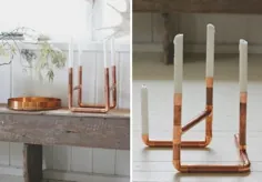 ده ها شیک DIY ساخته شده با لوله گذاری مس