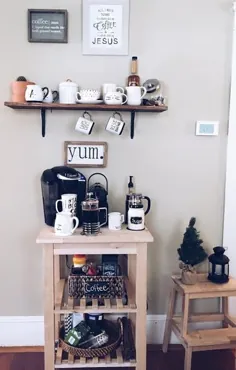 نکاتی درباره نحوه ایجاد یک ایستگاه قهوه در خانه