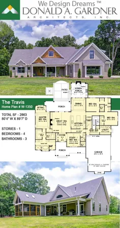 نقشه های خانه - The Travis - صفحه اصلی 1350