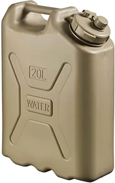 مخزن قابل حمل آب قابل حمل اسکپتر سبک BPA 5 گالن ، شن و ماسه (2 بسته)