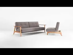 تختخواب و صندلی مبل Splitback Frej از sitandsleep.co.uk